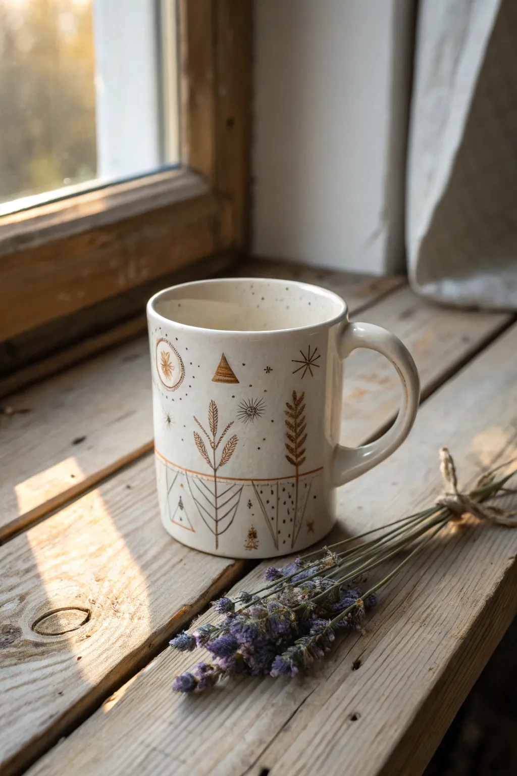 Craft your own masterpiece: a hand-painted mug that warms the heart and soul.