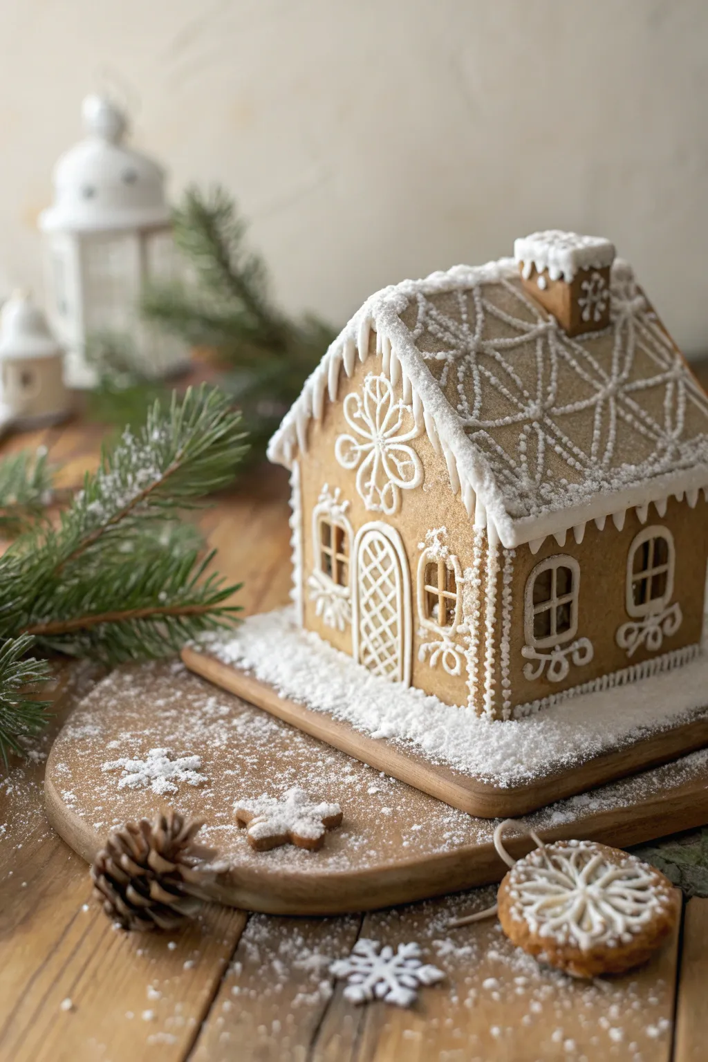 Add a touch of sweetness to your holiday decor with charming miniature gingerbread houses!