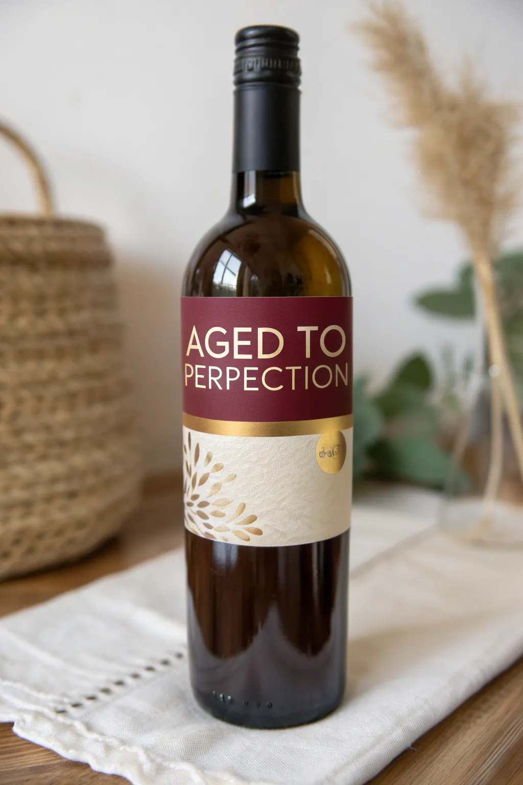 Celebrate 30 with style and a touch of humor. 🍷 'Aged to Perfection' never looked so good!