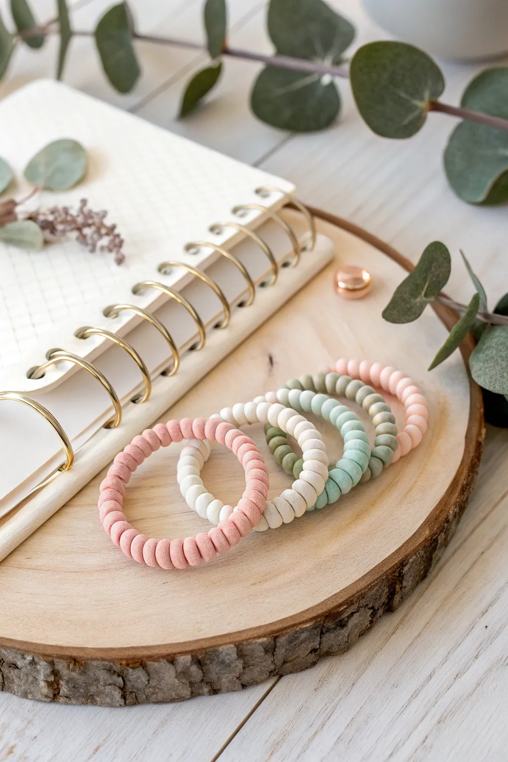 Simplify your hair tie organization with Scandinavian elegance. 🌿✨ #MinimalistBeauty #DIYOrganization
