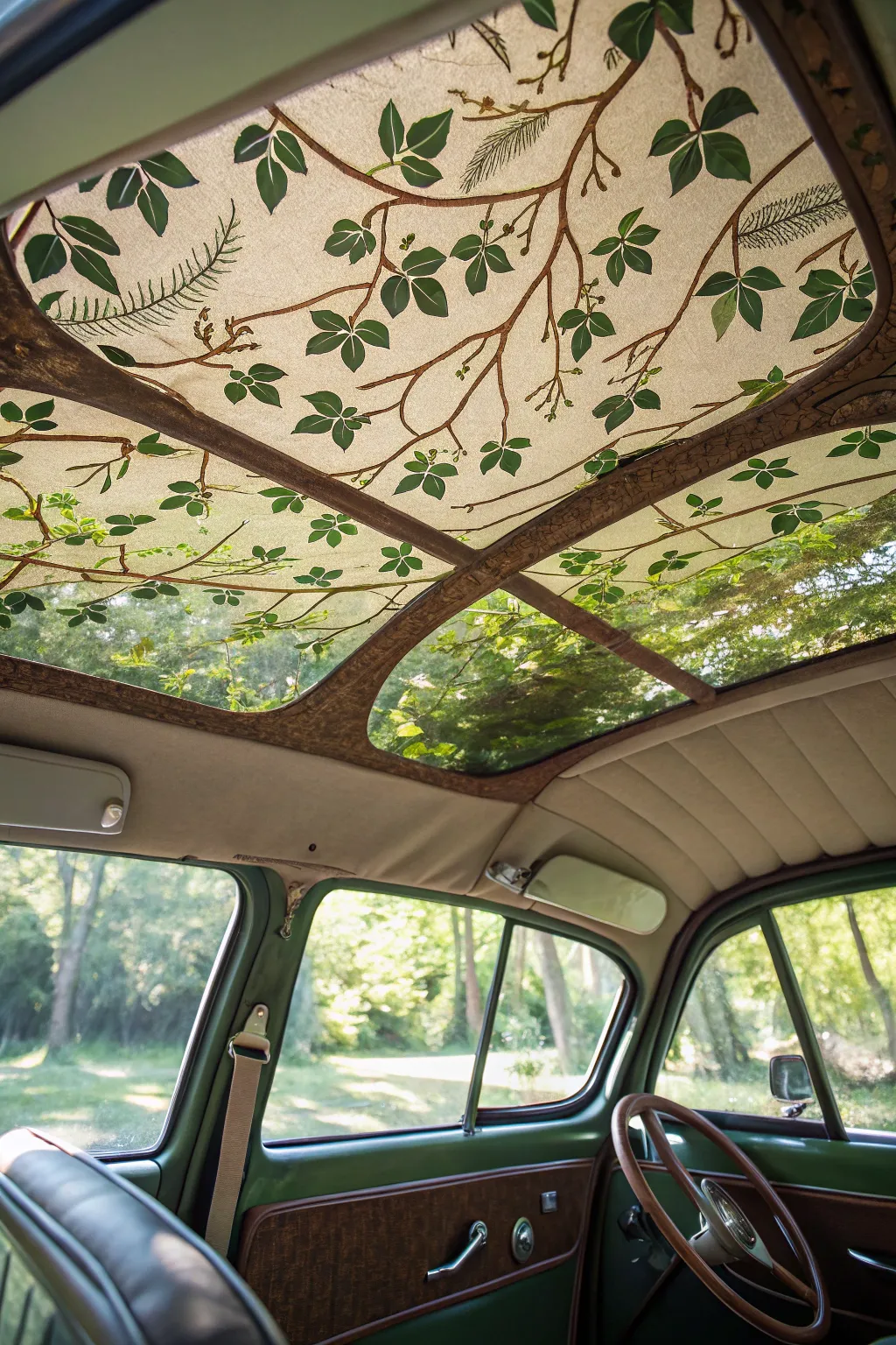 Elevate your ride with a touch of nature's artistry.