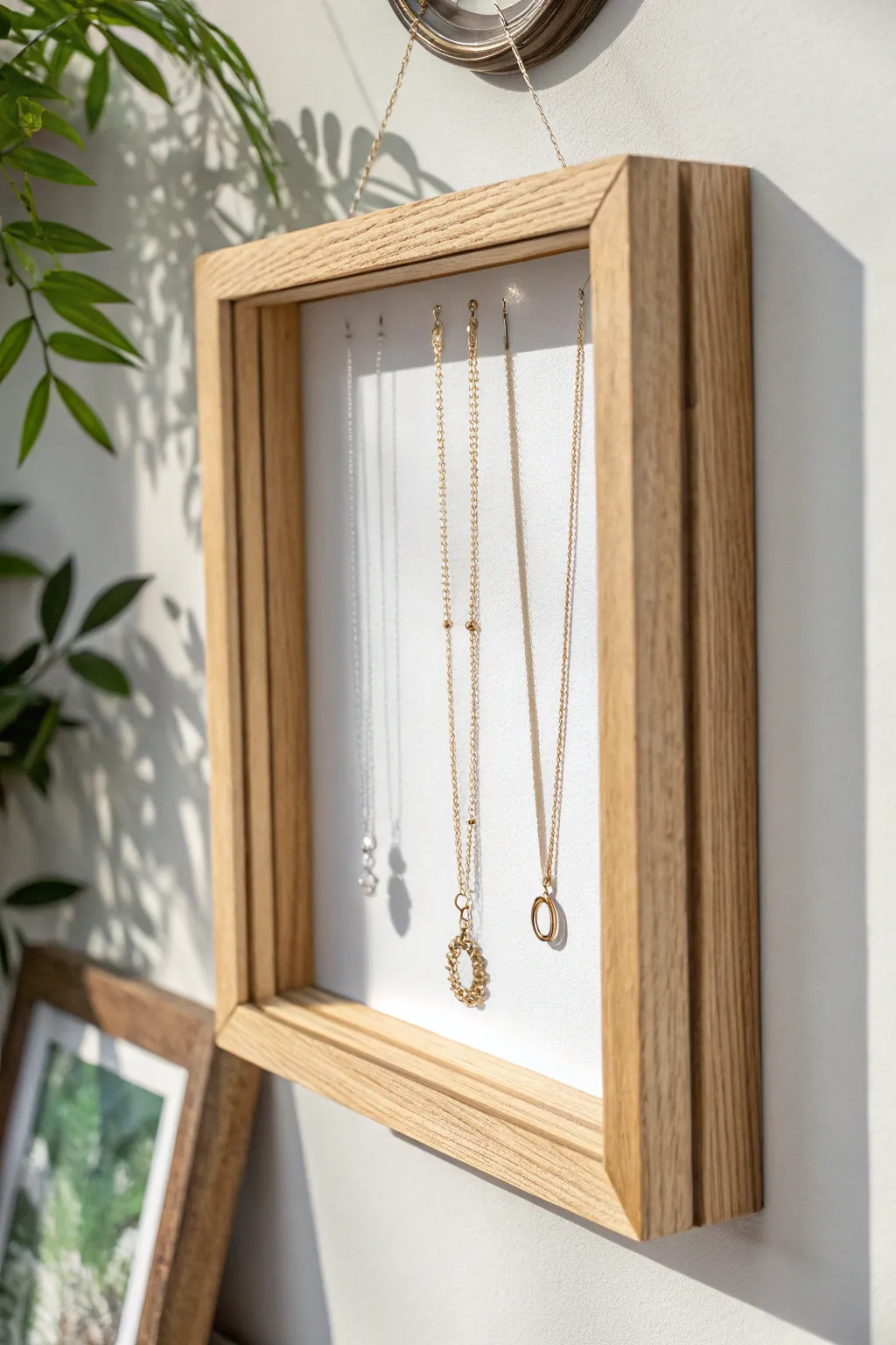 Elevate your decor with a DIY necklace display that combines minimalism and boho charm.