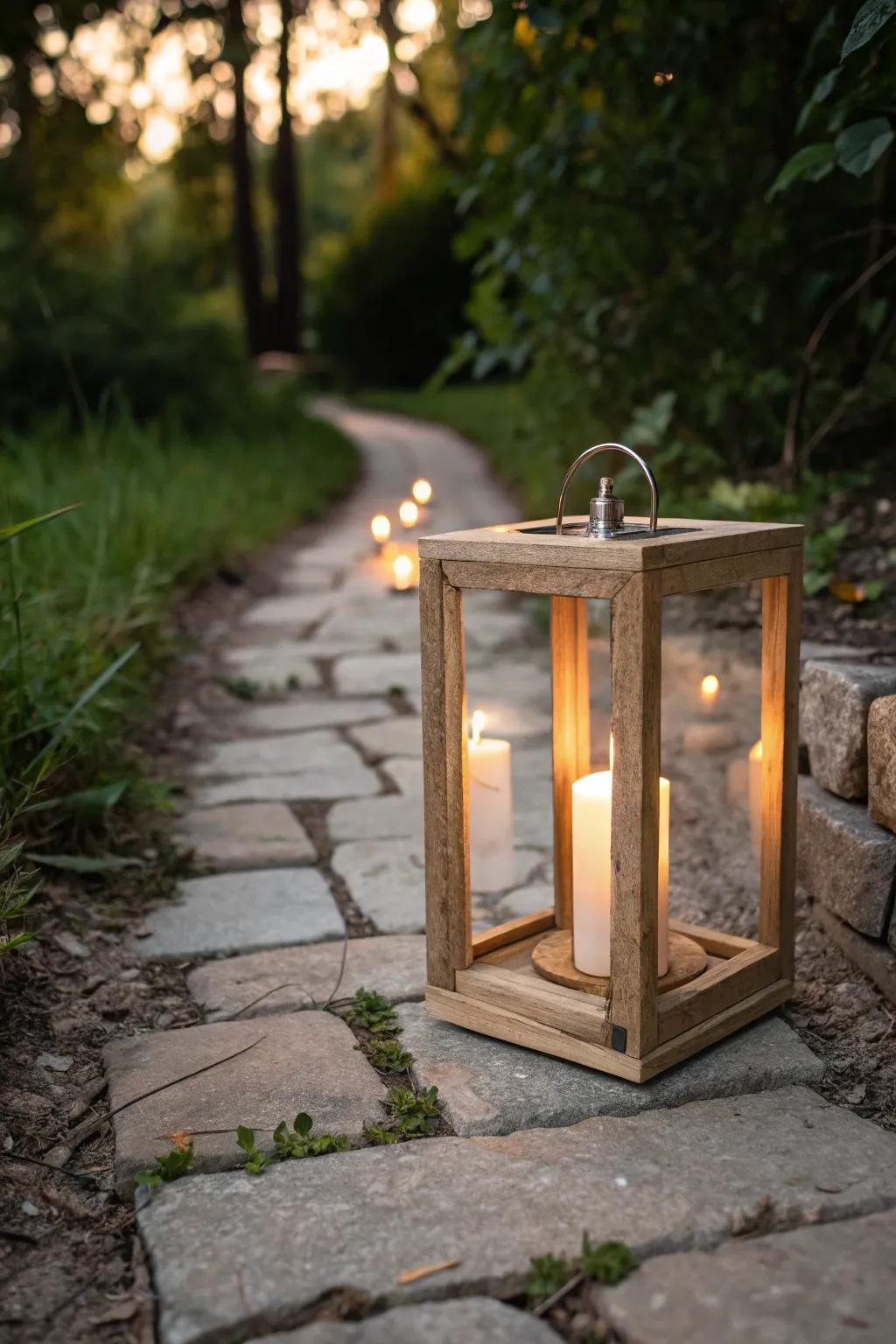 Illuminate your mystery night with enchanting candlelit pathways that guide and intrigue.