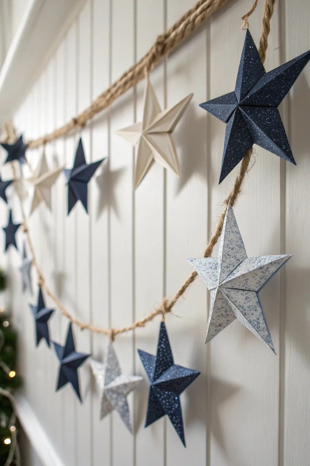 Transform your space into a celestial wonderland with a handmade Starry Night Garland—where simplicity meets elegance.