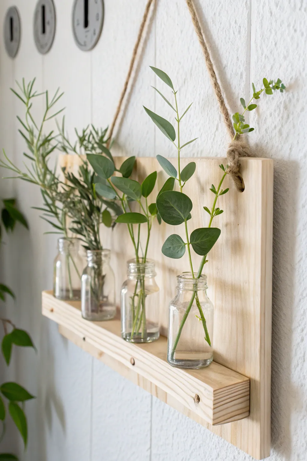 Bring nature indoors with a minimalist touch - DIY propagating wall hangers for the perfect plant gift!