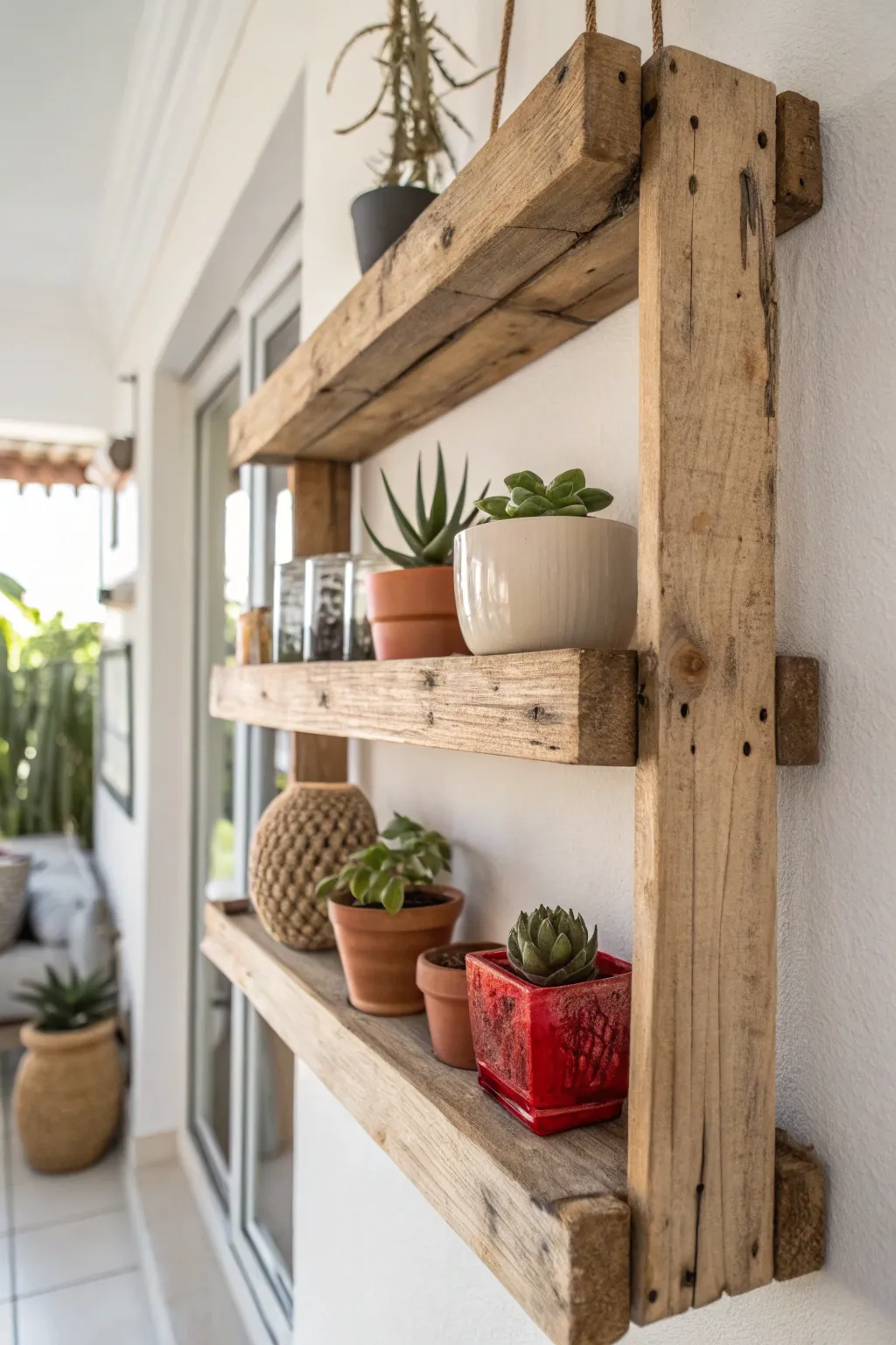 Transform your space with rustic charm and eco-friendly flair. Discover the beauty of pallet wood shelves!