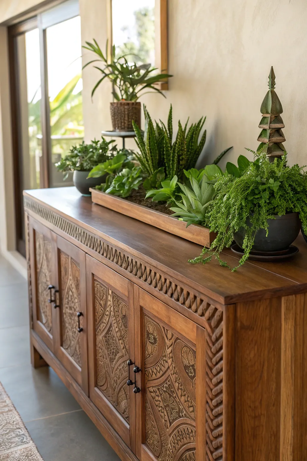 Transform your space with a handcrafted sideboard, where craftsmanship meets nature's beauty.