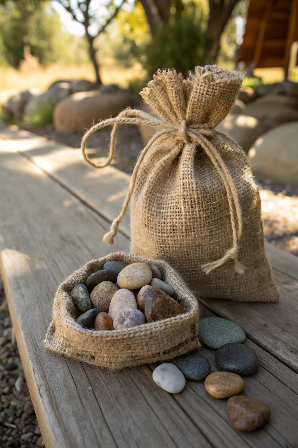Craft Your Own: Stylish Stone-Filled Tent Weights for the Adventurous Camper.