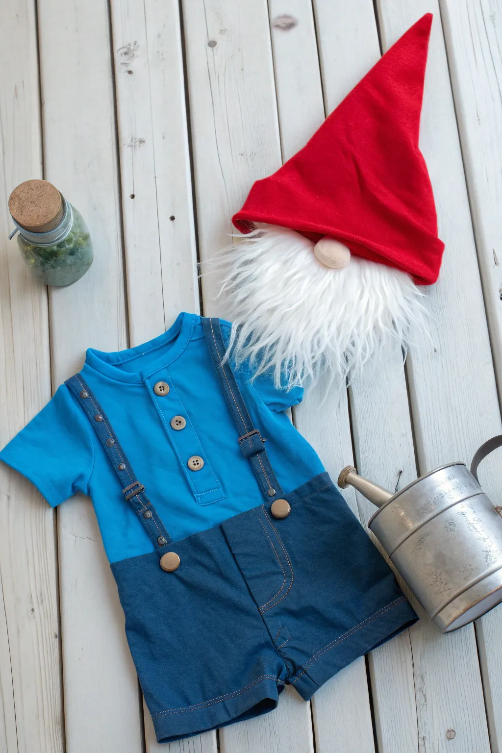 Transform your little one into an adorable garden gnome with this charming DIY costume!