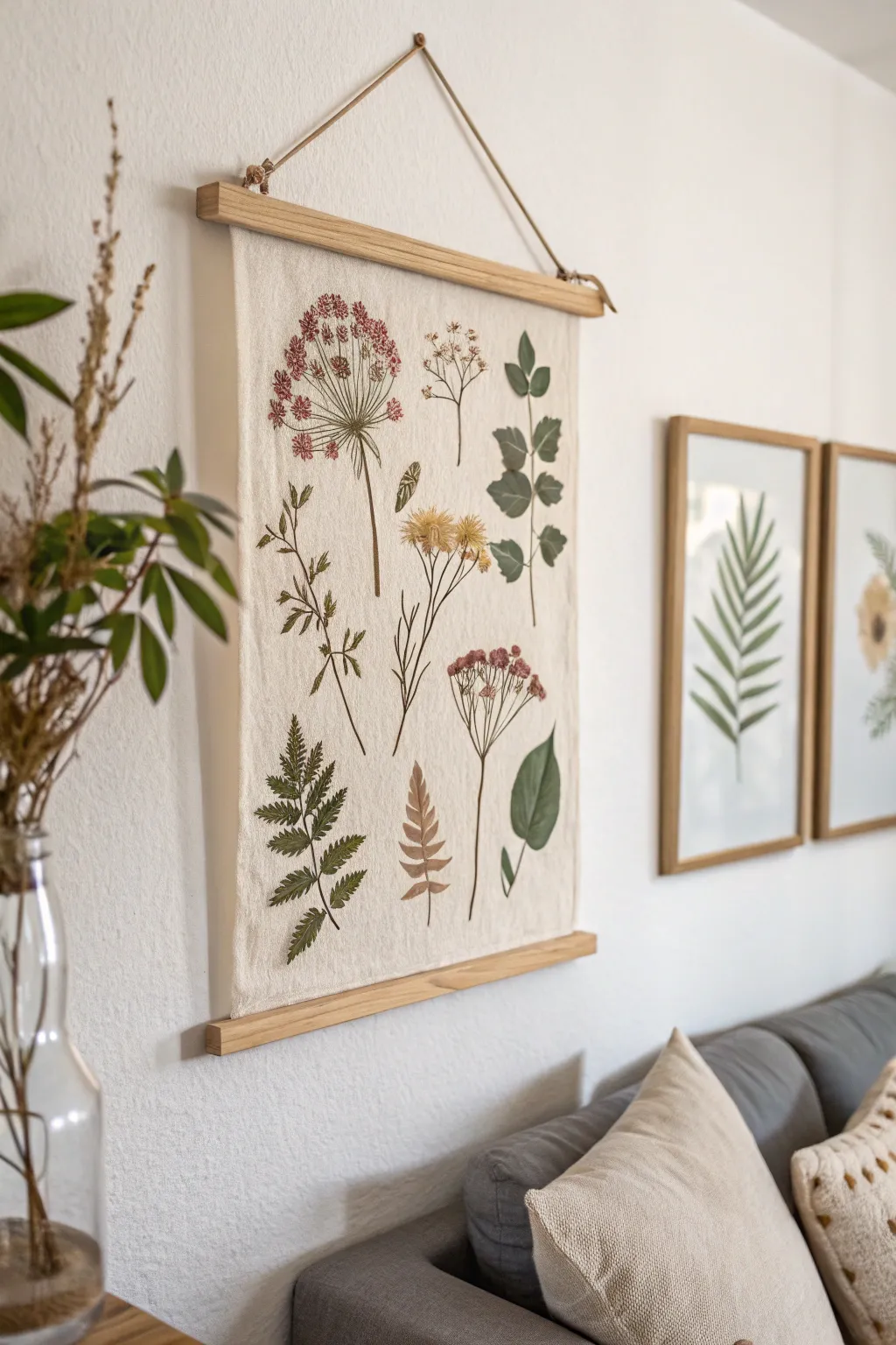 Bring nature indoors with elegant DIY botanical prints, perfect for adding a touch of simplicity and beauty to any space.