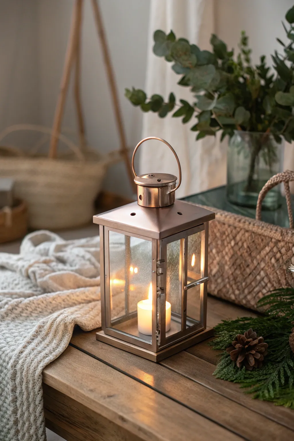 Illuminate your woodland baby shower with charming mini lanterns that bring warmth and magic to the celebration.