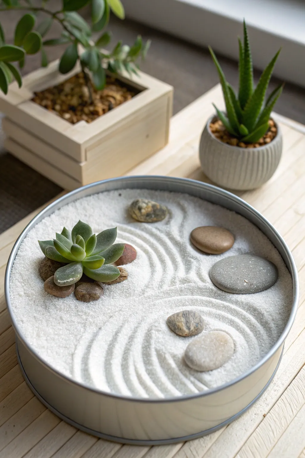 Find your calm anywhere with this portable zen garden—a pocket-sized oasis of tranquility.
