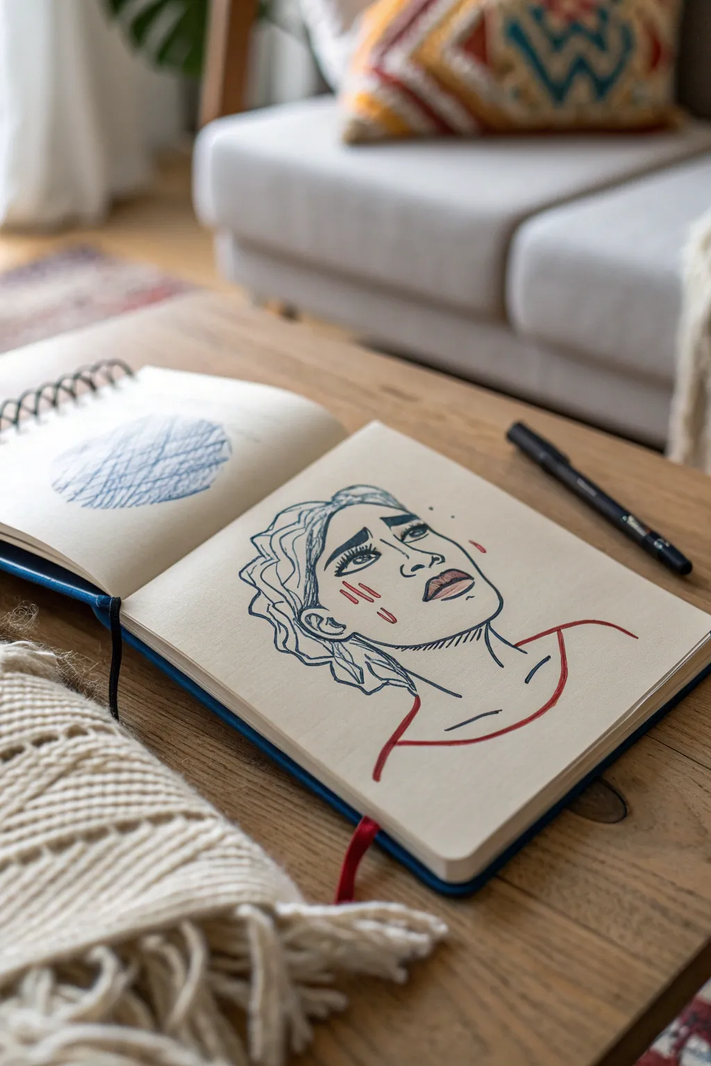 Capture your emotions with the art of doodling—where simplicity meets bold expression.