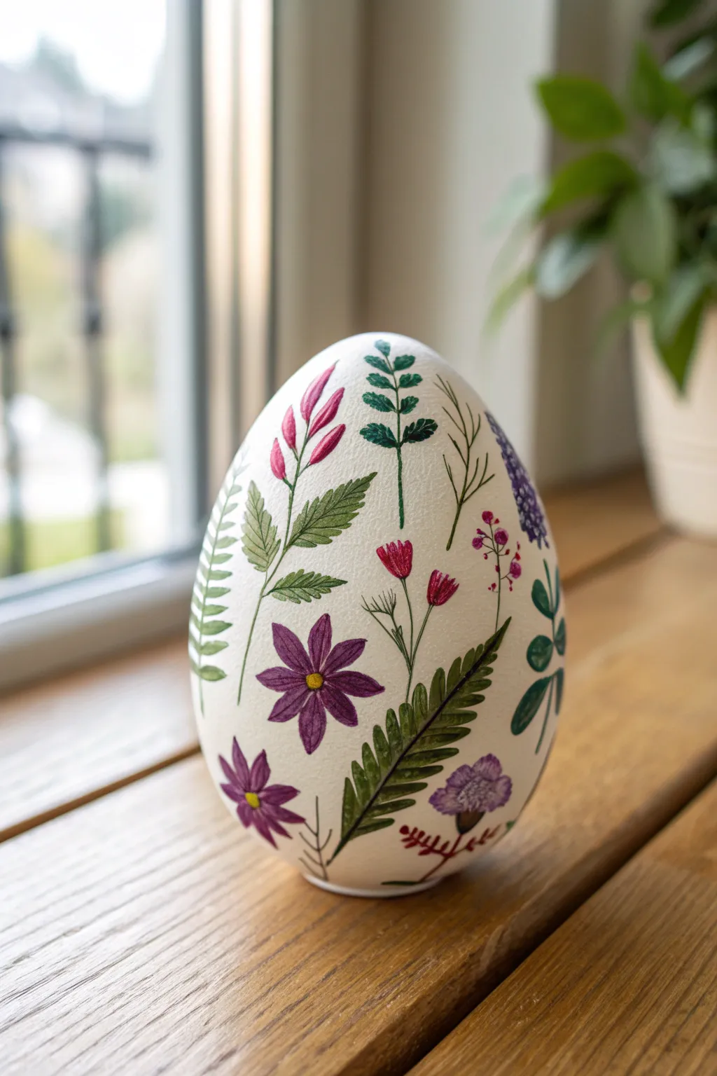 Capture the season's beauty with nature-inspired egg prints—each one a unique masterpiece.