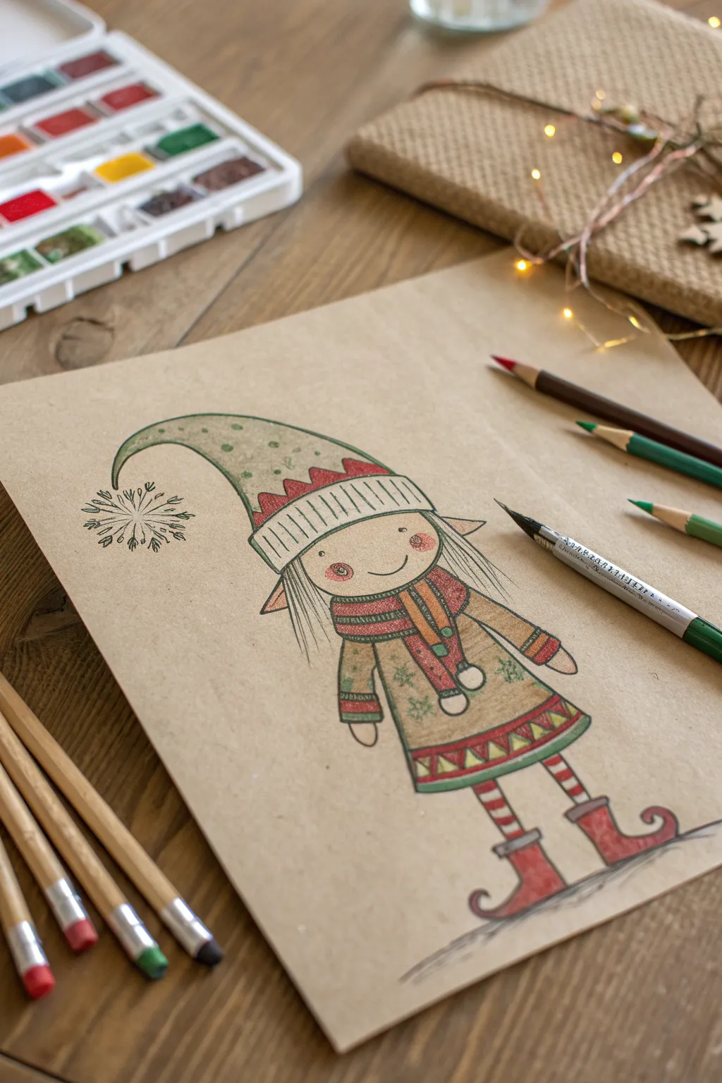 Craft your own charming Christmas character with a touch of Scandinavian simplicity and boho flair.