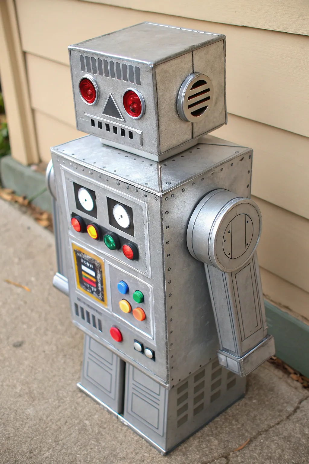 Craft your own little mechanical marvel with this easy DIY robot costume!