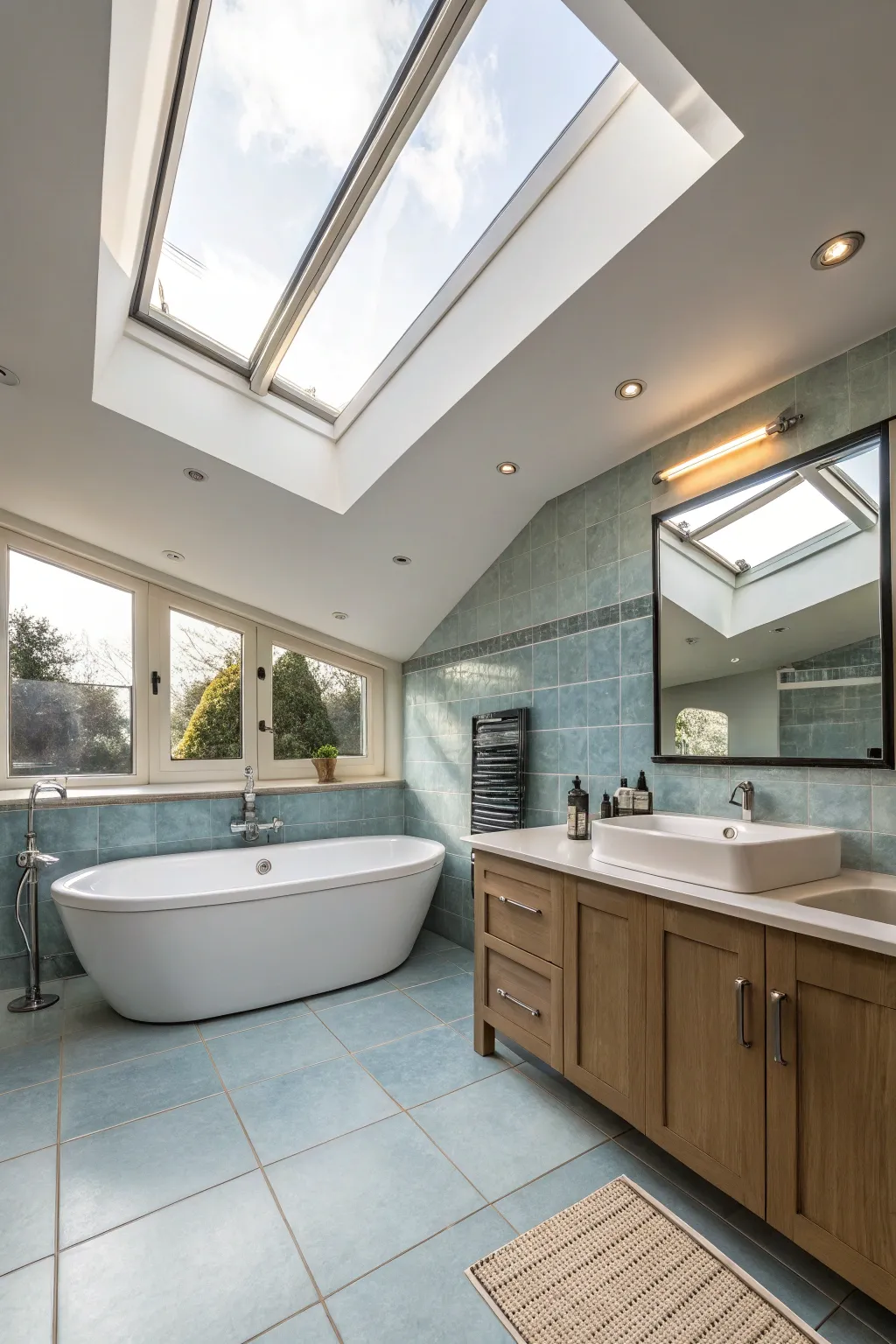 Brighten your space with a skylight.