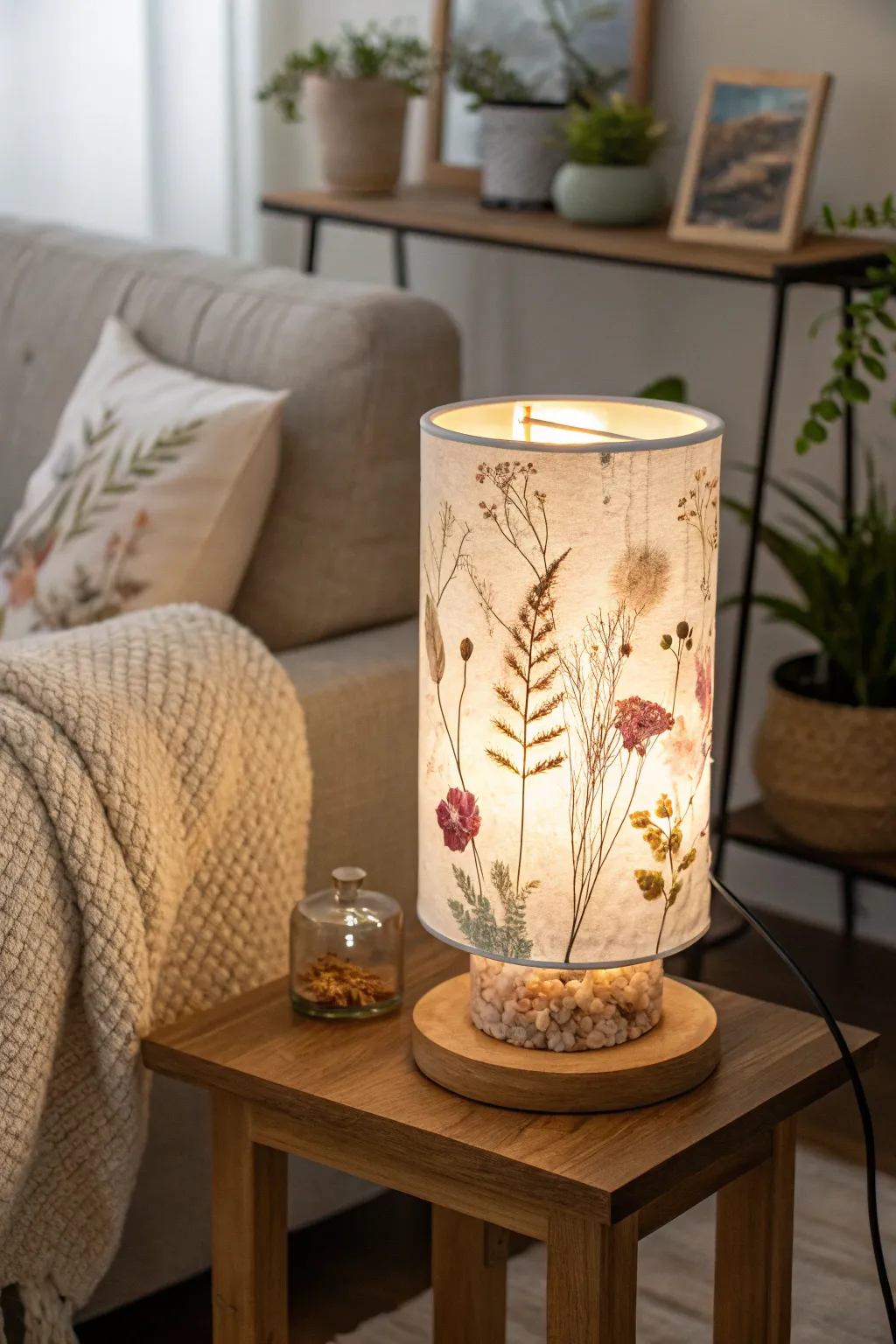 Illuminate your space with the mesmerizing glow of a DIY epoxy lamp, where craftsmanship meets minimalist elegance.