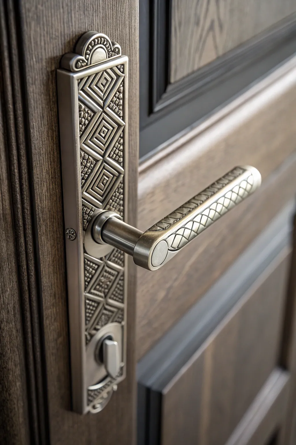 Elevate your entrance with a touch of modern craftsmanship.