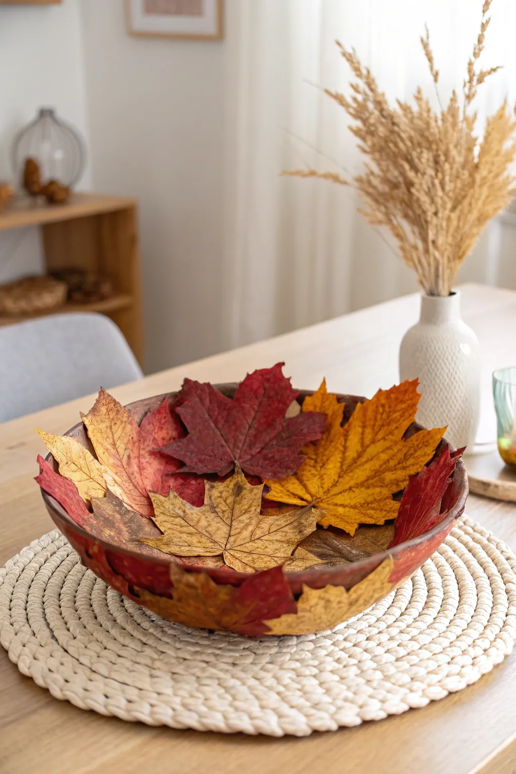 Embrace the beauty of fall with handcrafted leaf bowls – a perfect blend of nature and artistry.