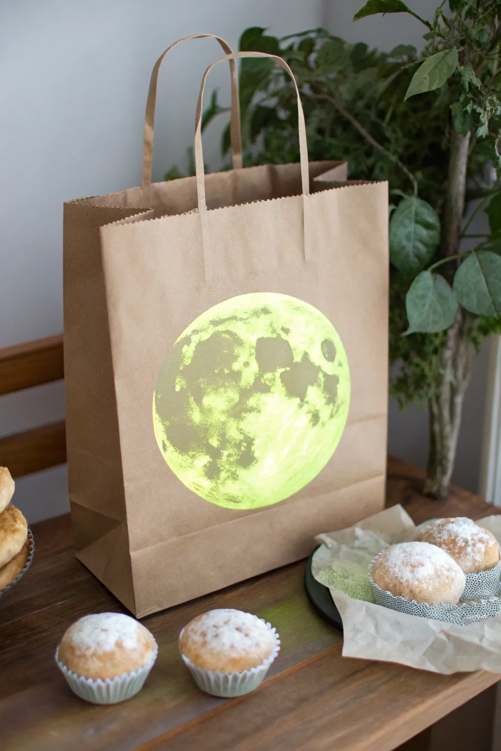 Illuminate your fall evenings with Harvest Moon Bags, where simplicity meets celestial charm.
