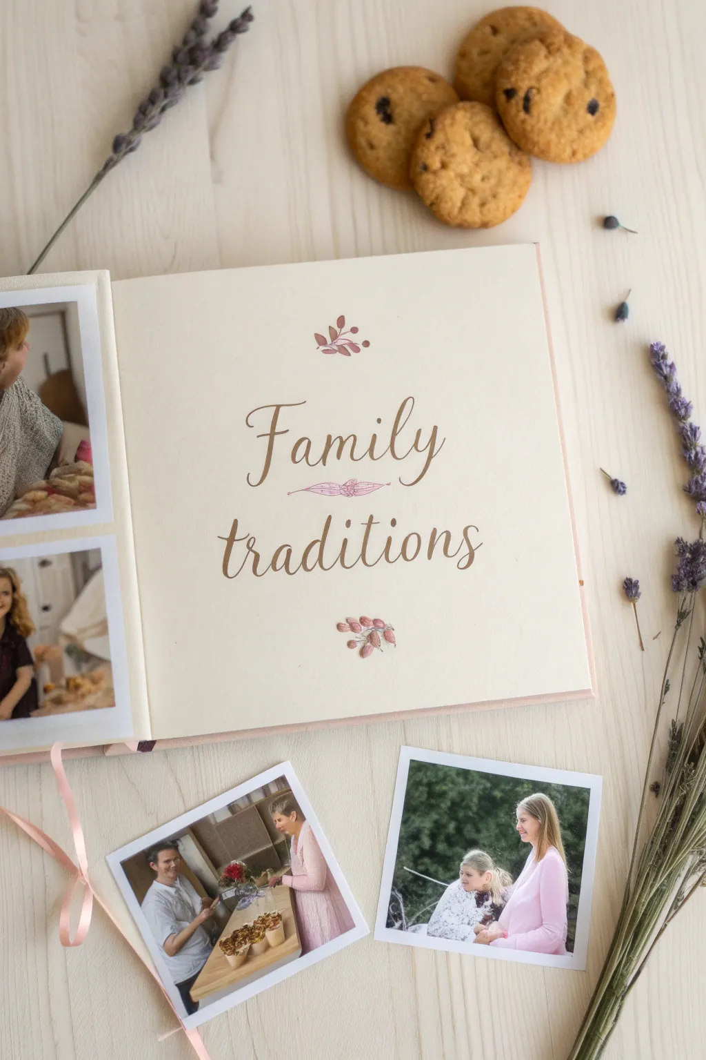Cherish the sweet moments of tradition with a touch of elegance. #FamilyTraditions #ScrapbookBeauty