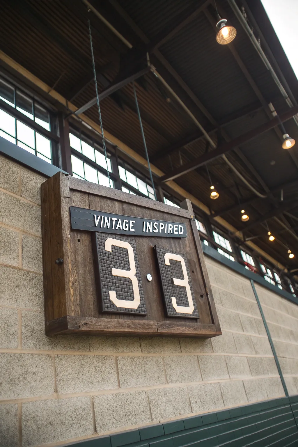 Bring the thrill of the game home with this DIY vintage scoreboard sign—perfect for adding a touch of stadium charm to your space!