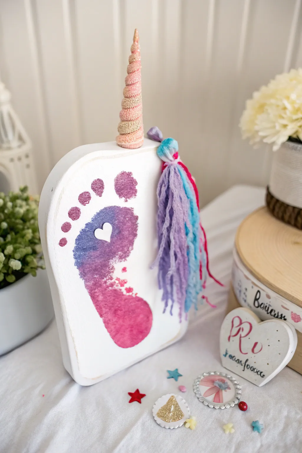 Step into magic with enchanting footprint unicorns - a fairy-tale delight for any occasion!