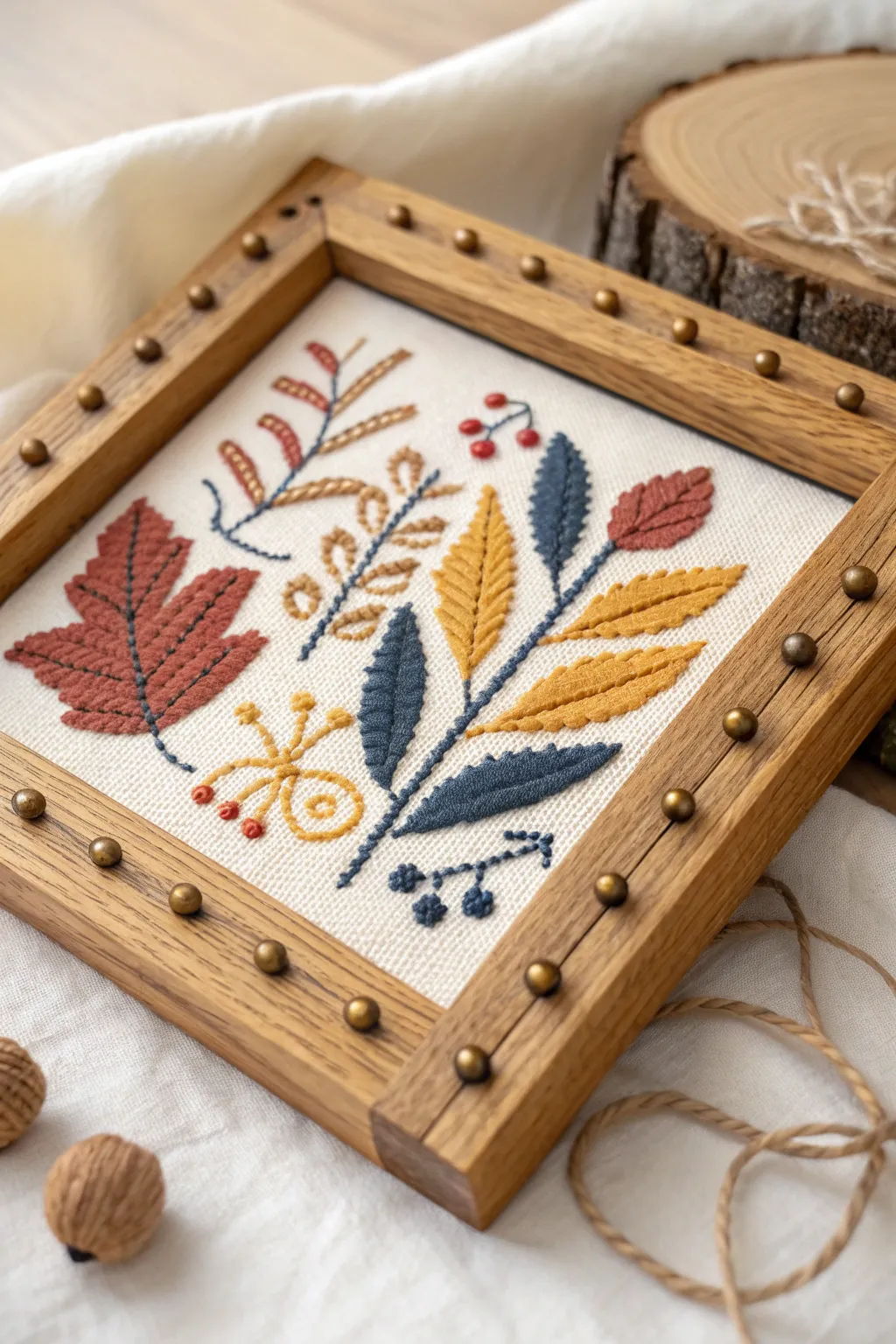 Transform your needlepoint display with interactive frames that invite creativity and change. 🌿✨