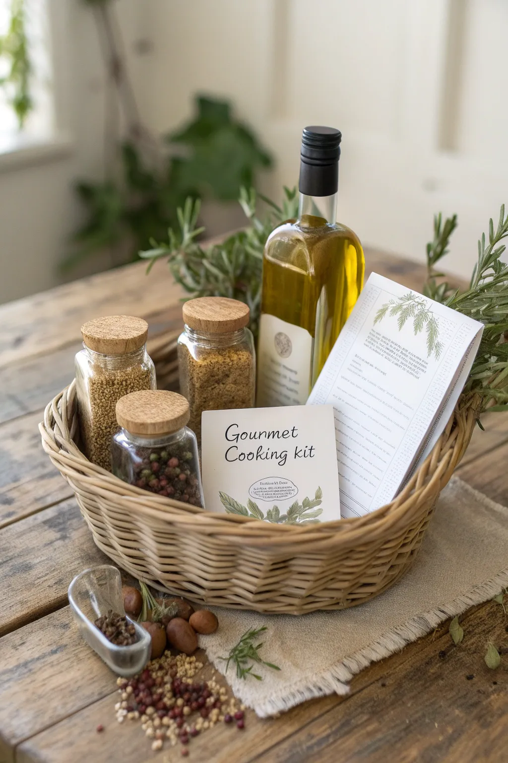 Embark on a culinary journey with this exquisite gourmet cooking kit, perfect for sharing delicious adventures with friends.