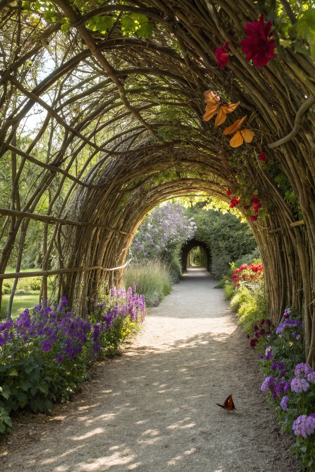 Step into a Wildlife Sanctuary Tunnel where nature's colors and creatures come alive.