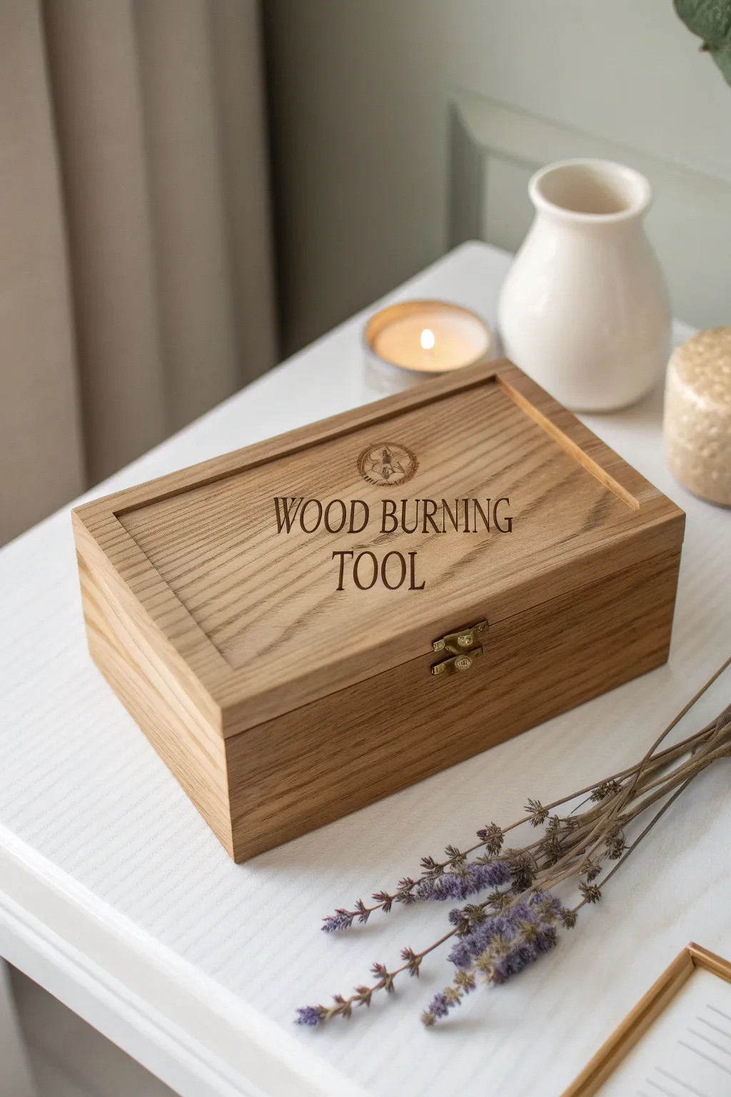 Crafted with love: A personalized keepsake box that holds cherished memories.
