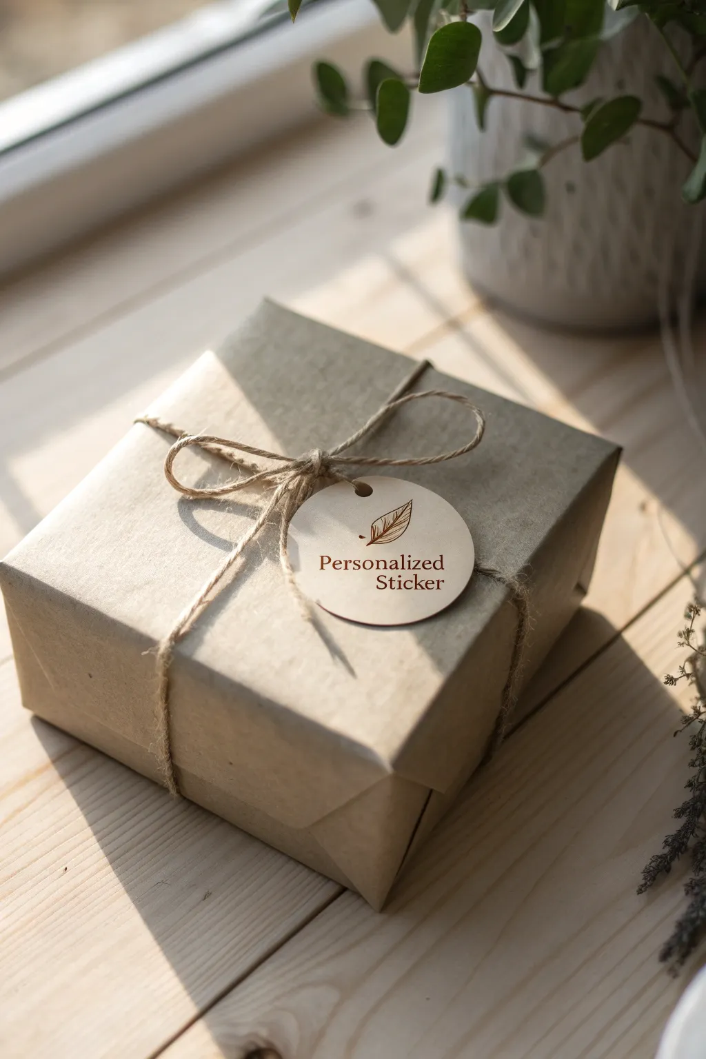 Add a personal touch to your gifts with custom stickers that speak from the heart.