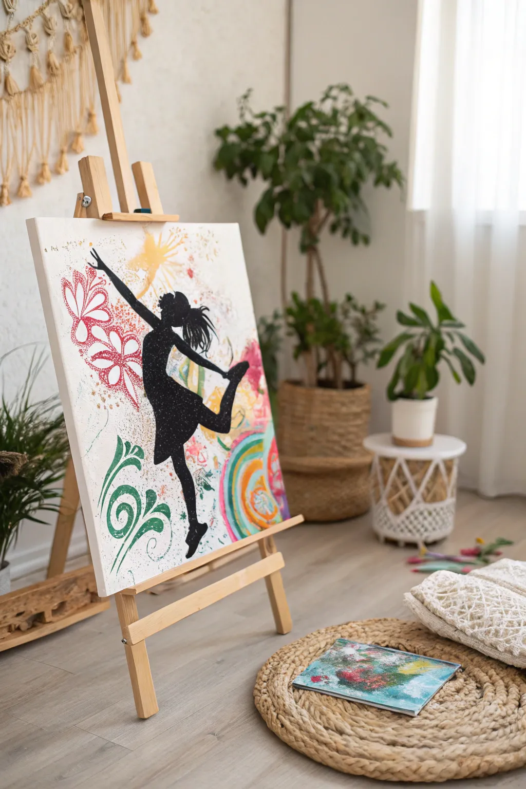 Embrace the street art vibe with dynamic canvas creations, infusing urban energy into minimalist elegance.