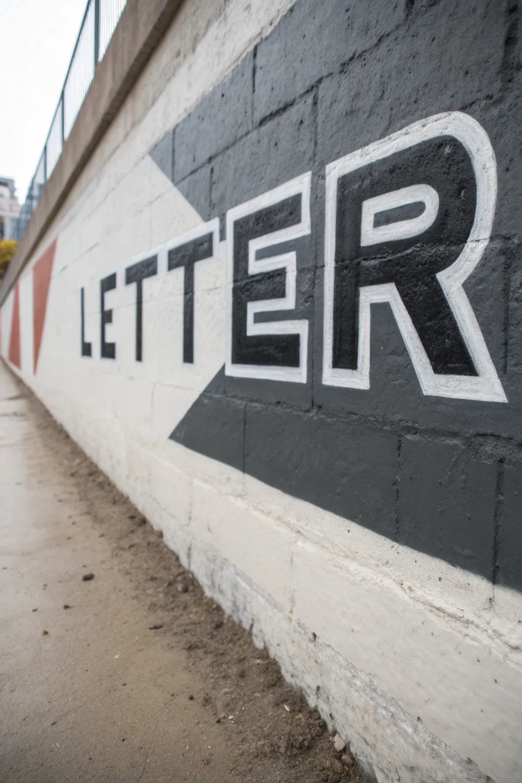 Embrace the calm with minimalist graffiti—where simplicity meets style.