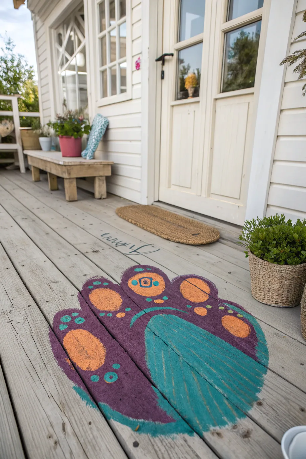 Step into a world of fun with monster footprints leading the way!