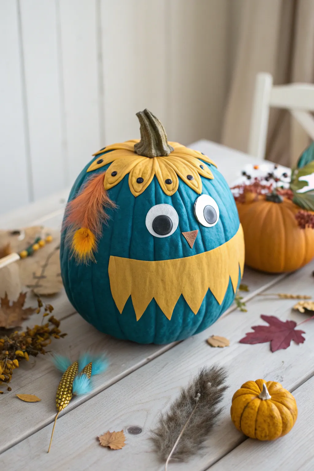 Unleash creativity this Halloween with no-carve pumpkin monsters—fun for kids, chic for your home!