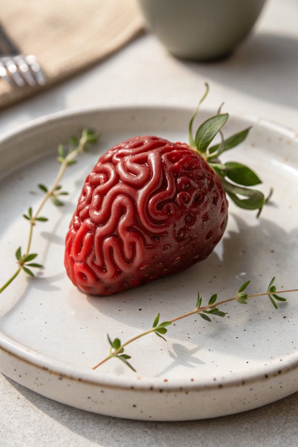 Get spooky and sweet with these deliciously creepy Zombie Brain Strawberries!
