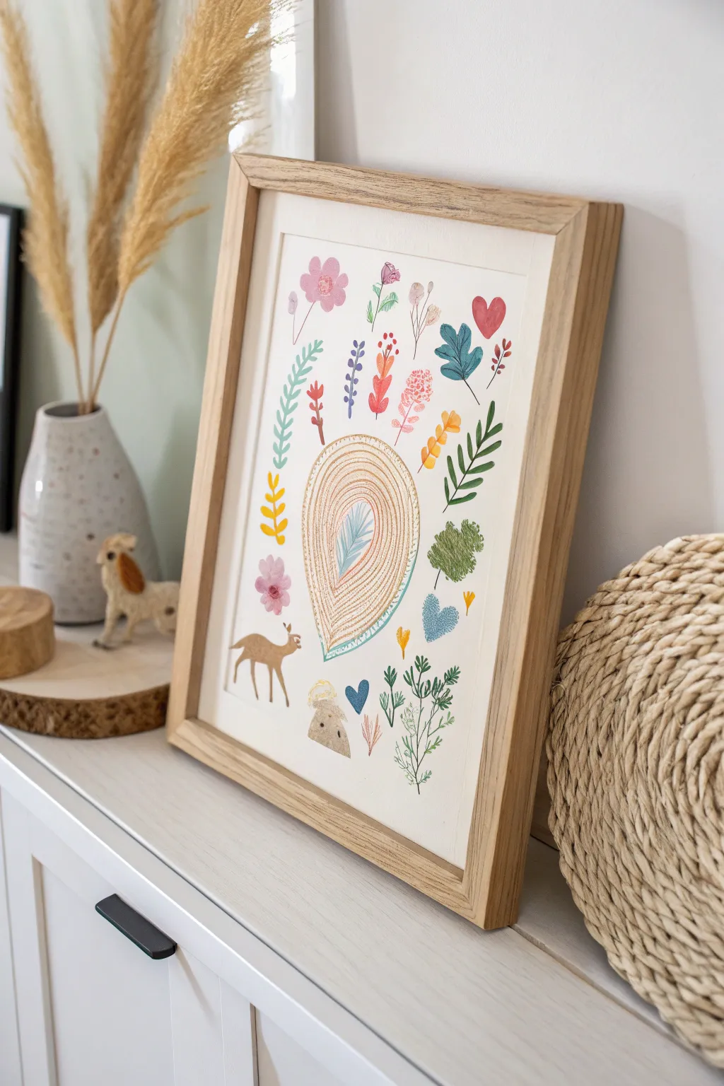 Celebrate the art of simplicity with fingerprint creations that tell heartwarming stories.