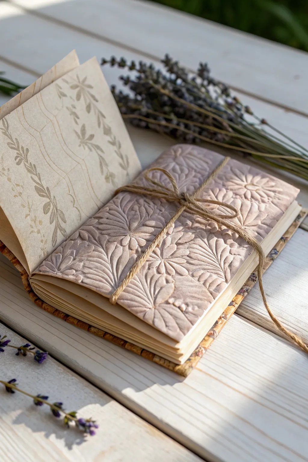 Embrace the art of writing with an eco-friendly handmade journal, where simplicity meets elegance.