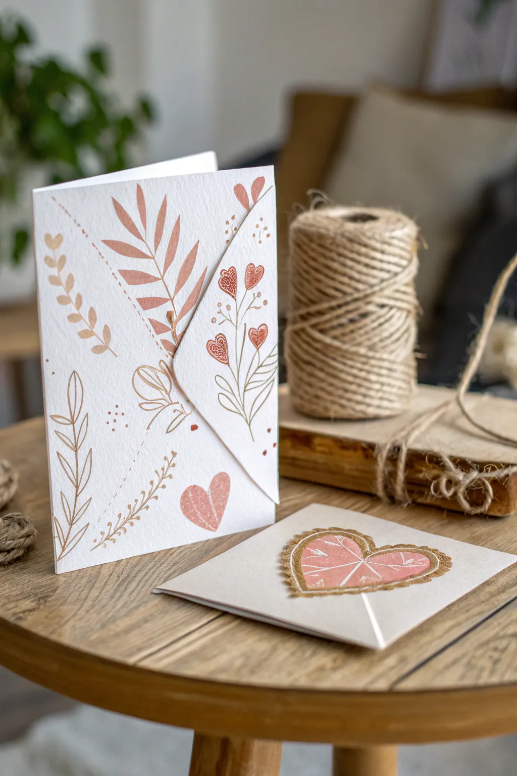Celebrate love sustainably with a beautifully crafted, eco-friendly Valentine's Day card.