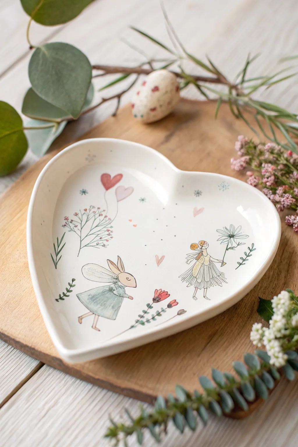 Add a touch of whimsy to your decor with charming heart plates that delight both kids and adults alike.