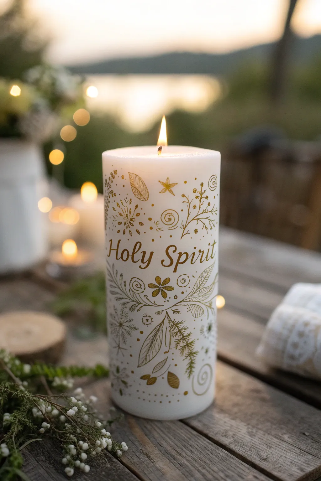 Illuminate your spiritual journey with personalized prayer candles, where simplicity meets sacred artistry.