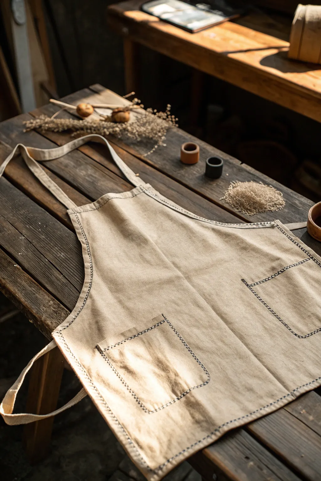 Crafted with love and sustainability in mind, this eco-friendly apron is the perfect gift for dads who cherish the art of craftsmanship.
