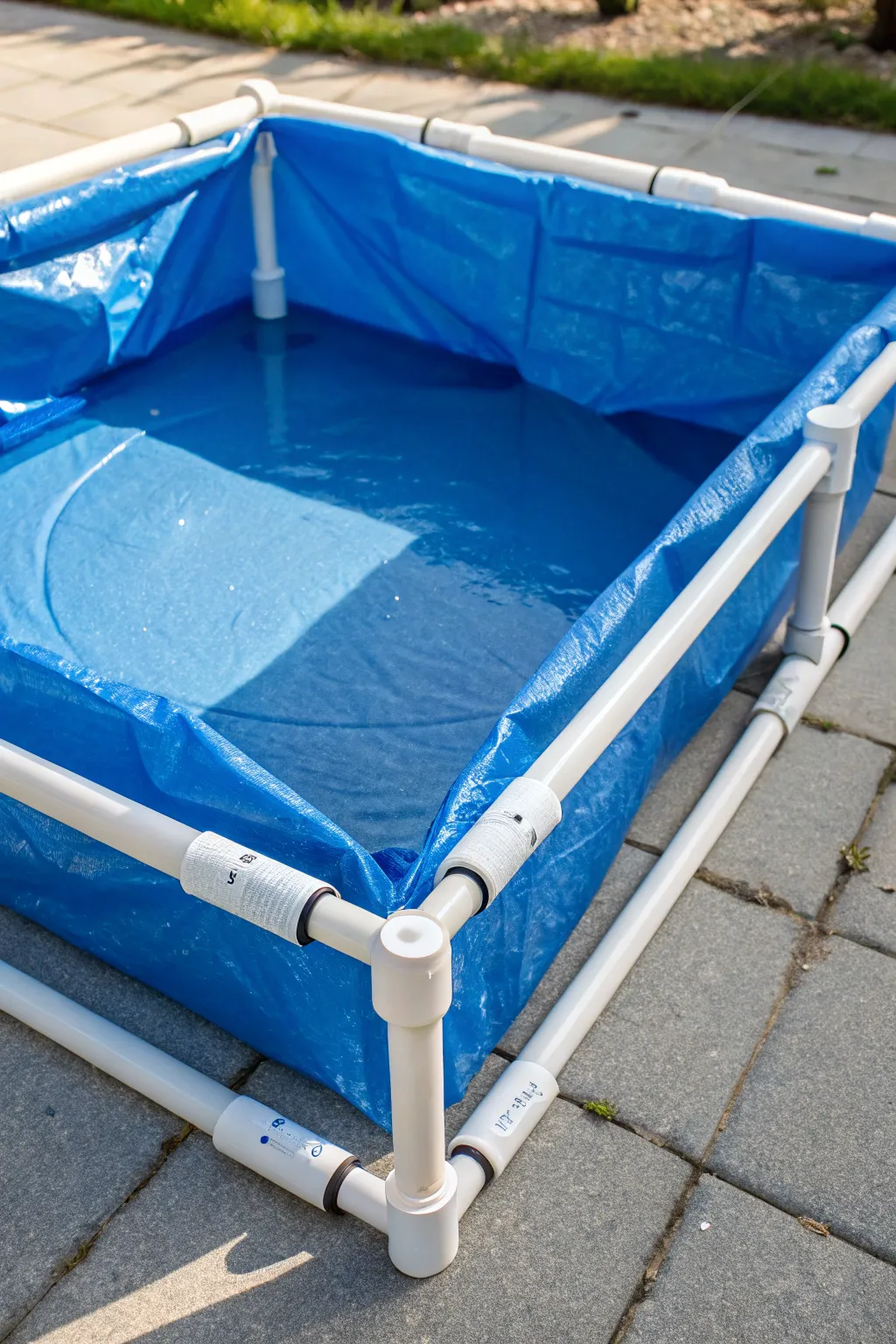 Beat the heat with this quick and clever DIY kiddie pool solution!