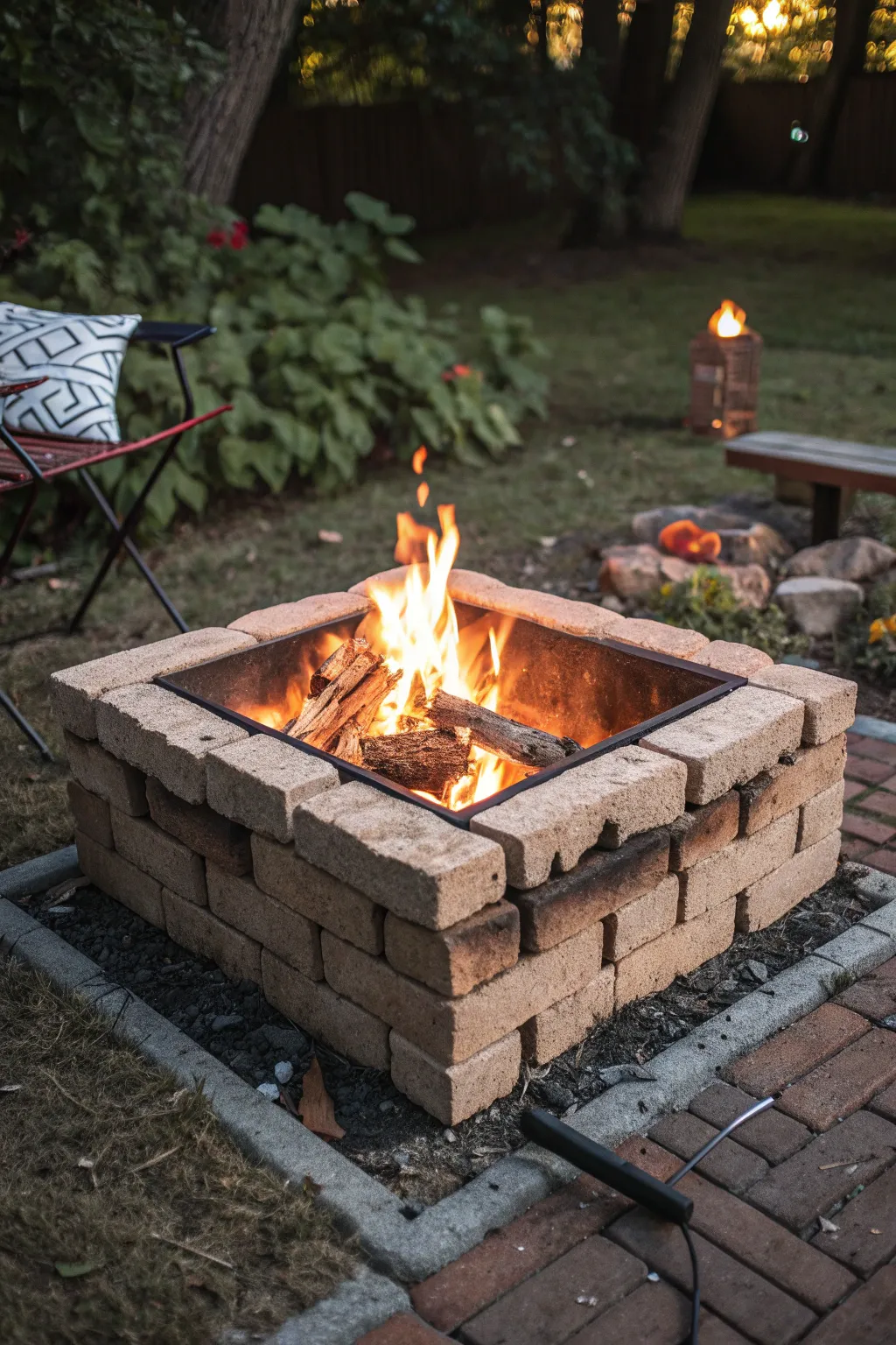 Elevate your backyard with this expertly crafted portable fire pit, perfect for any dynamic outdoor setting.