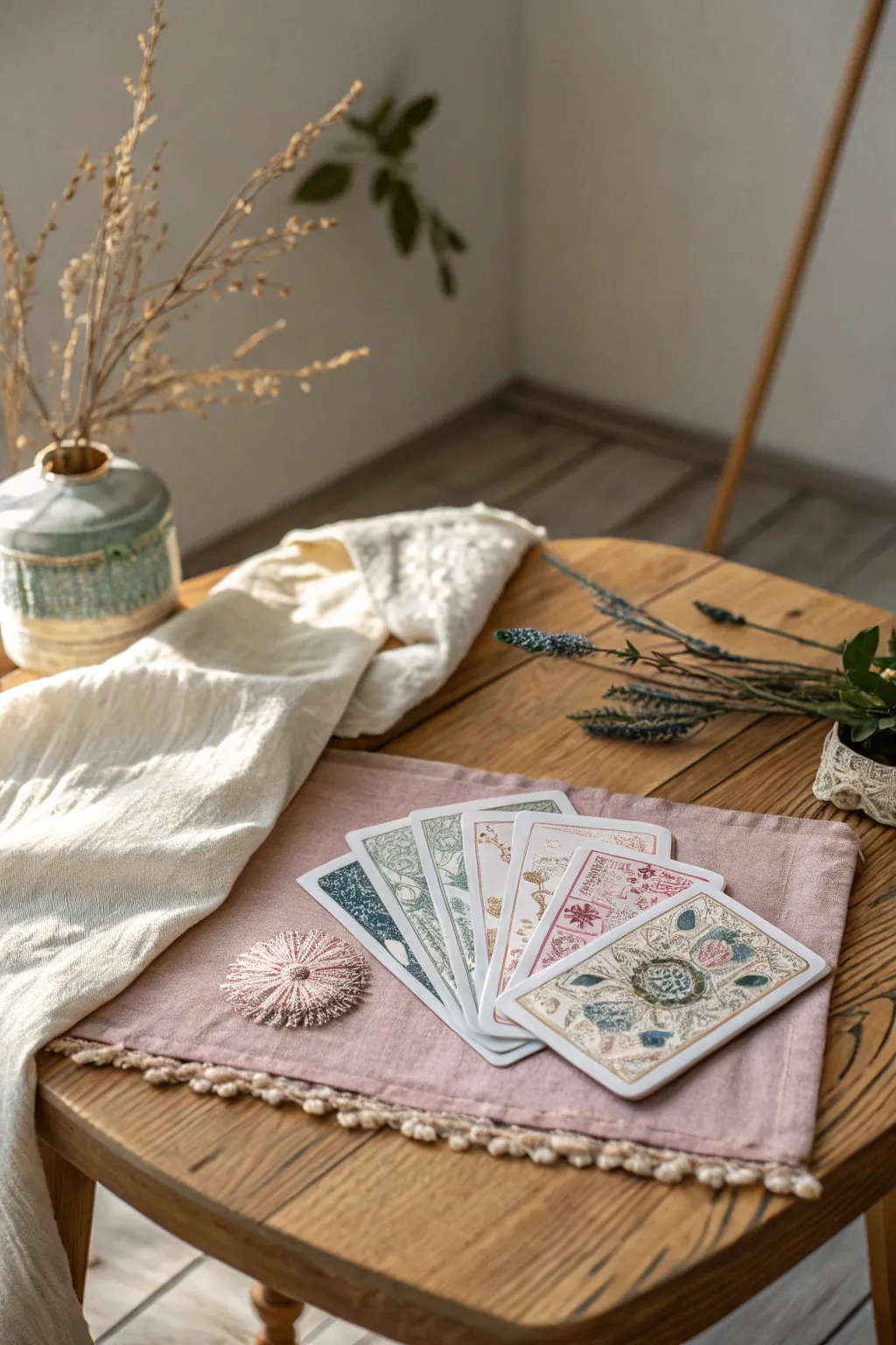 Transform your tarot readings with the tactile beauty of fabric textures. Discover the art of sensory wonder.