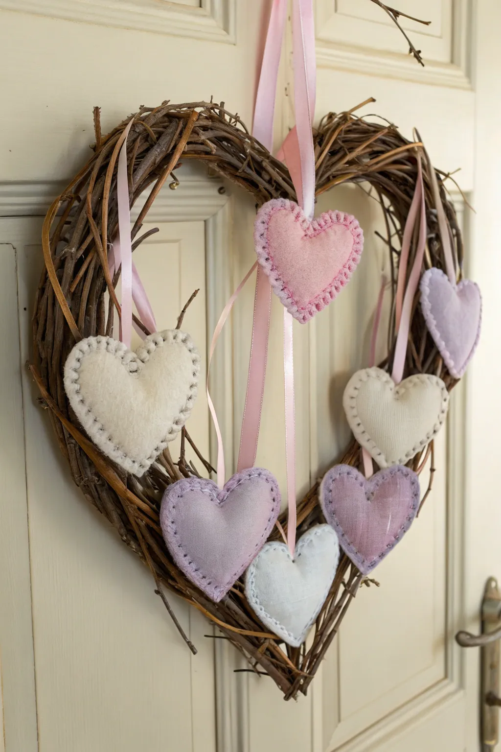 Craft a touch of love with this DIY decorative heart wreath, perfect for adding warmth and charm to your space.
