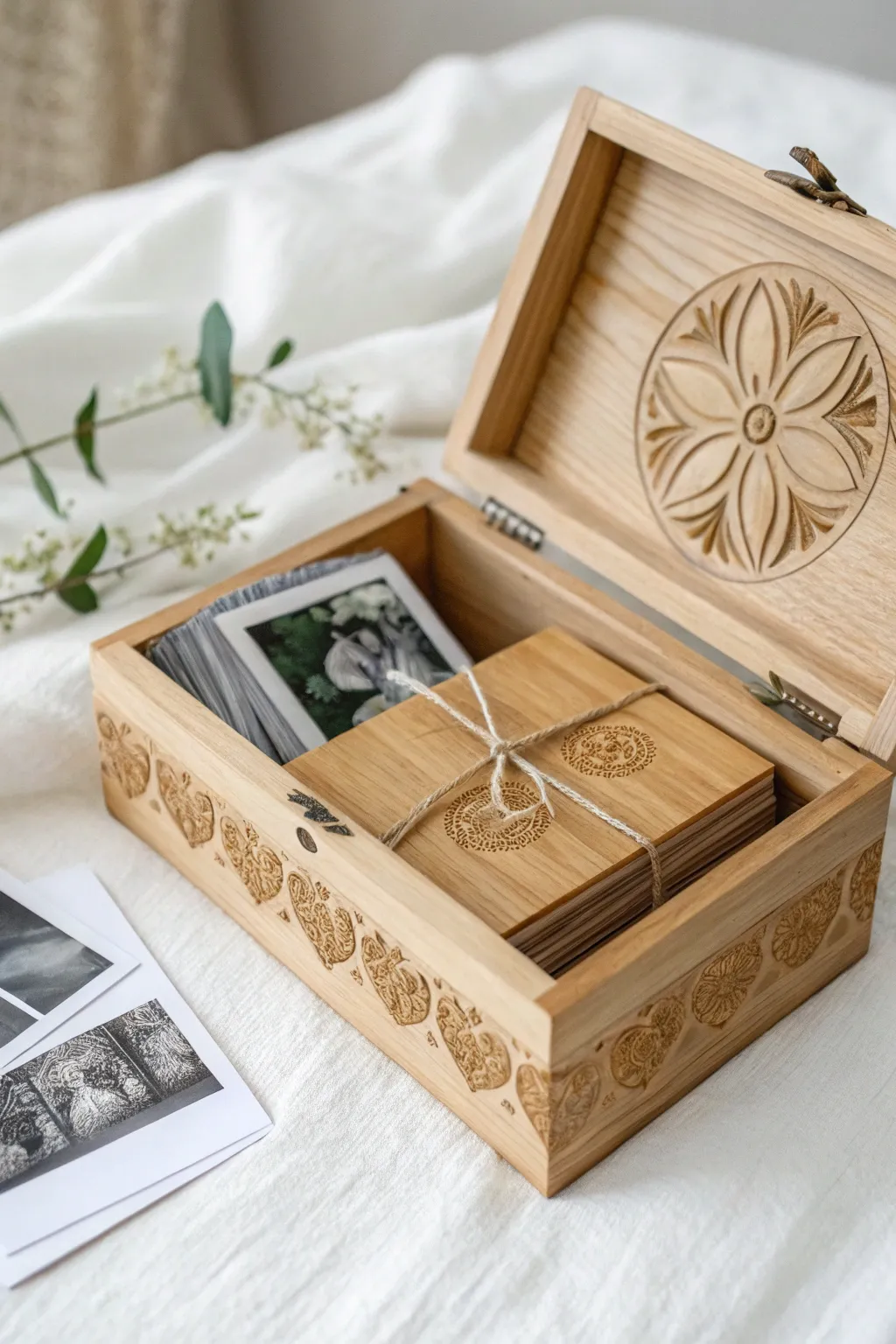 Treasure your shared moments with a handcrafted keepsake box, where simplicity meets heartfelt memories.
