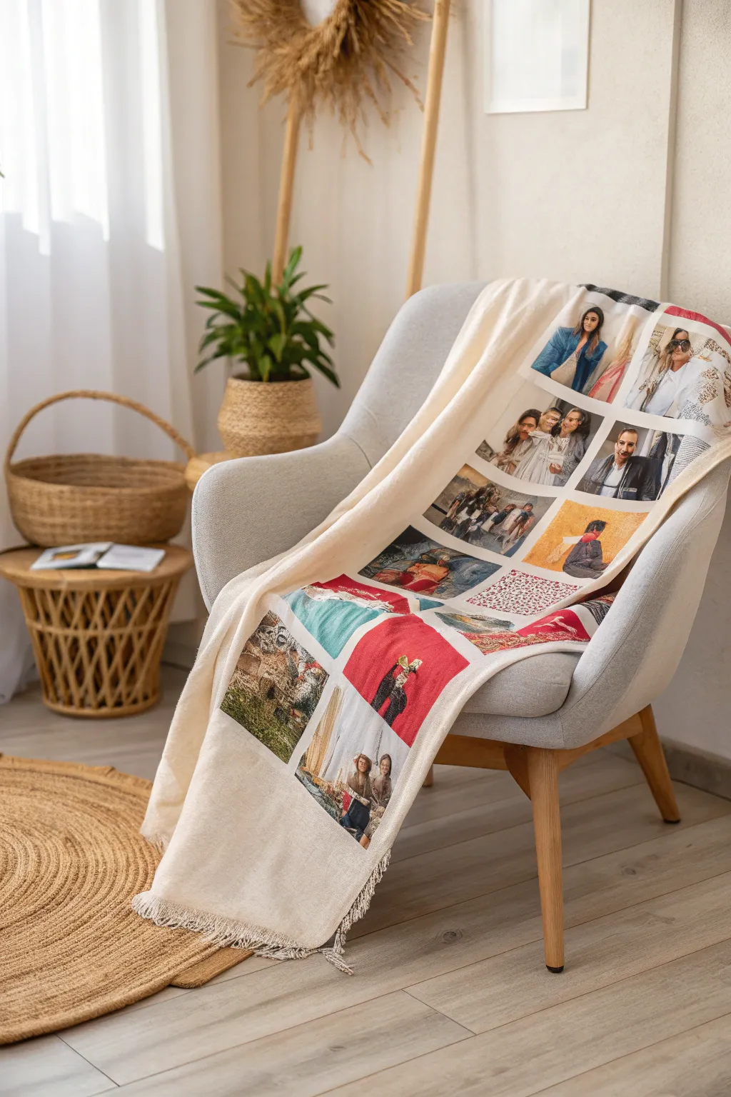 Capture memories in a cozy embrace with a personalized photo blanket—where warmth meets nostalgia in style.